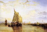 J.M.W. Turner Dort,or Dordrecht,the Dort Packet-Boat from Rotterdam Becalmed Germany oil painting artist